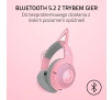Słuchawki bezprzewodowe z mikrofonem Razer Kraken Kitty V2 BT Quartz Nauszne Różowy