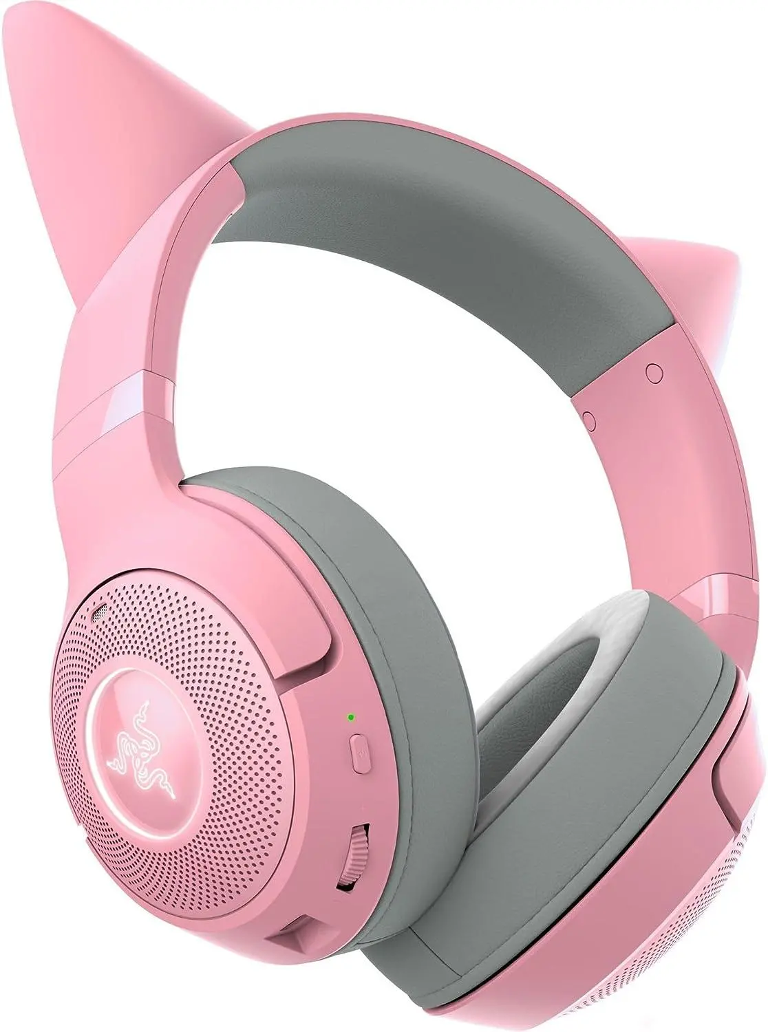 Słuchawki bezprzewodowe z mikrofonem Razer Kraken Kitty V2 BT Quartz Nauszne Różowy