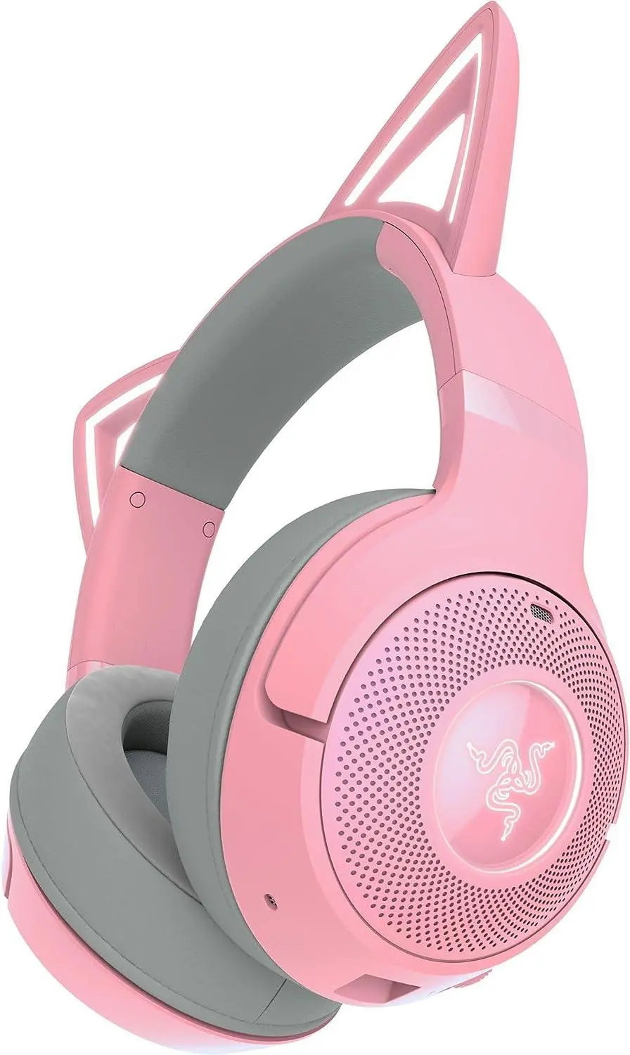 Słuchawki bezprzewodowe z mikrofonem Razer Kraken Kitty V2 BT Quartz Nauszne Różowy