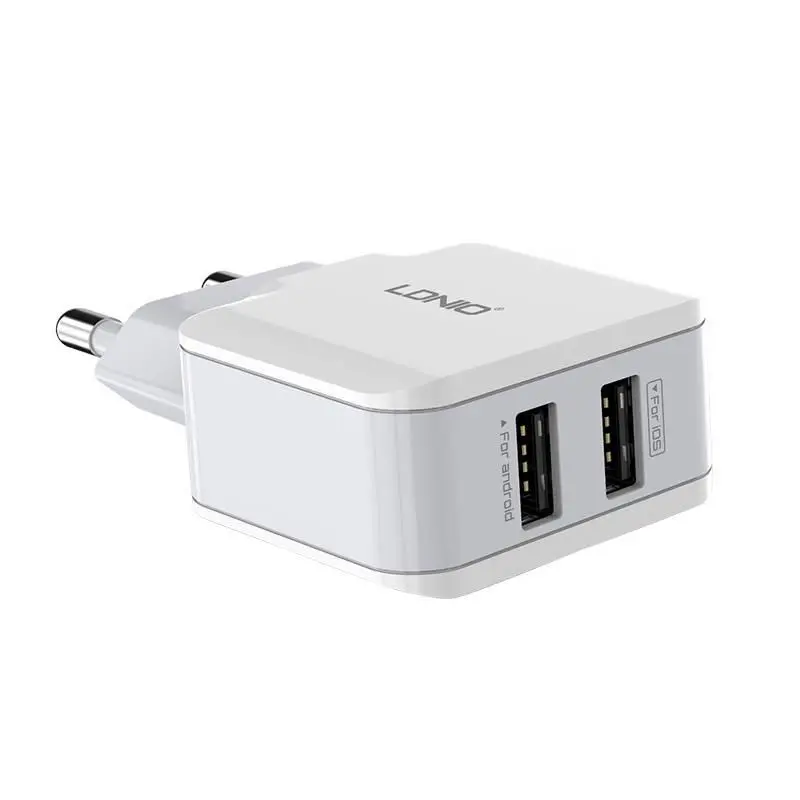 Ładowarka sieciowa Ldnio A2202 2x USB 12W Biały