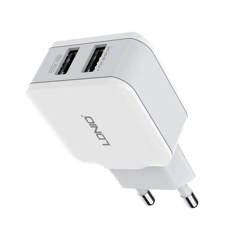 Ładowarka sieciowa Ldnio A2202 2x USB 12W Biały