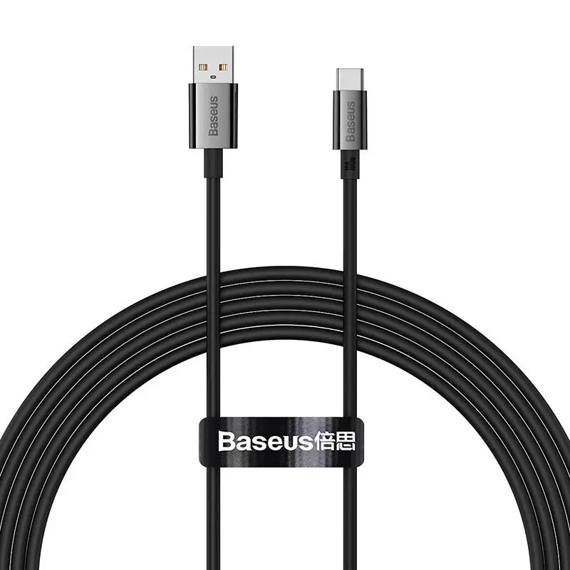 Kabel Baseus USB do USB-C Superior 100W 2m Czarny