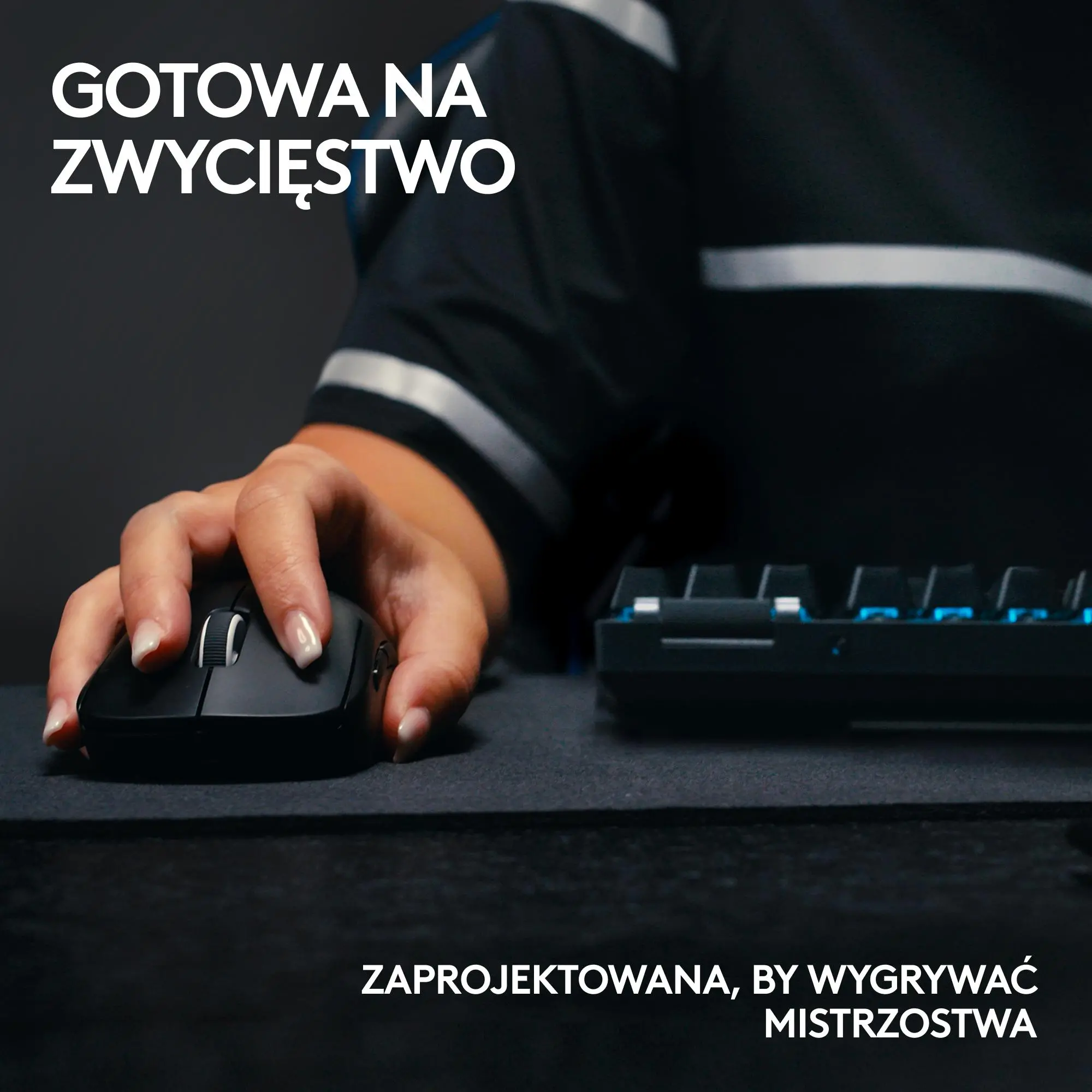 Klawiatura mechaniczna Logitech G Pro X TKL Lightspeed Tactile GX Brown Czarny