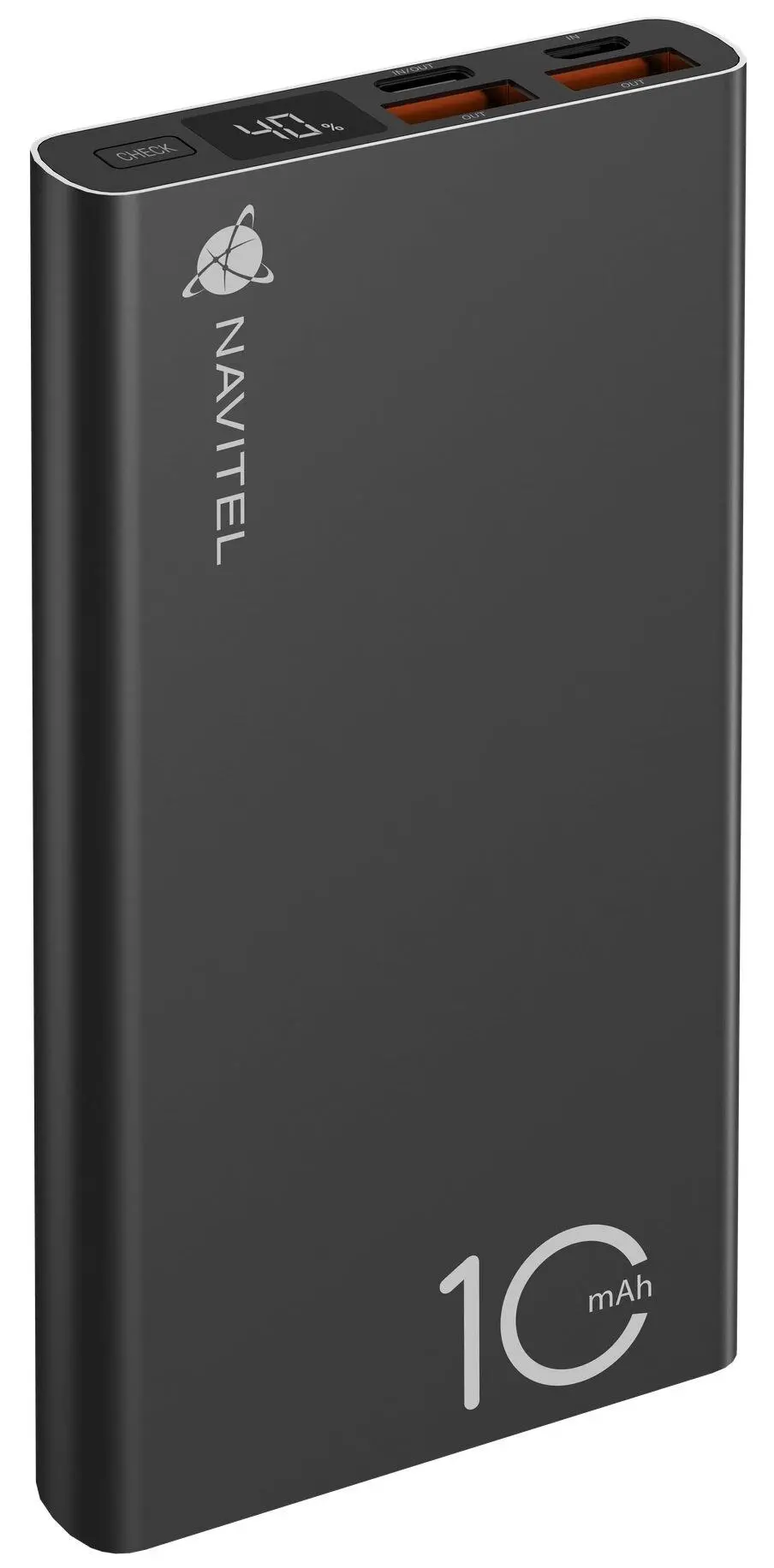 Powerbank Navitel PWR10 AL Black 10000mAh 22,5W Czarny