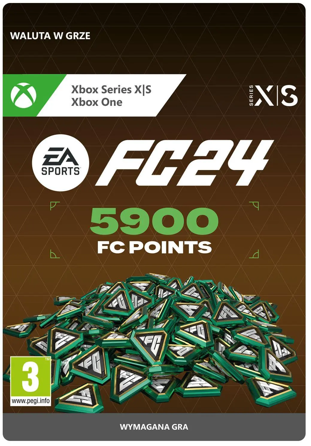 EA SPORTS FC 24 5900 Punktów [kod aktywacyjny] Xbox