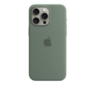 Etui Apple silikonowe z MagSafe do iPhone 15 Pro Max (cyprysowy)