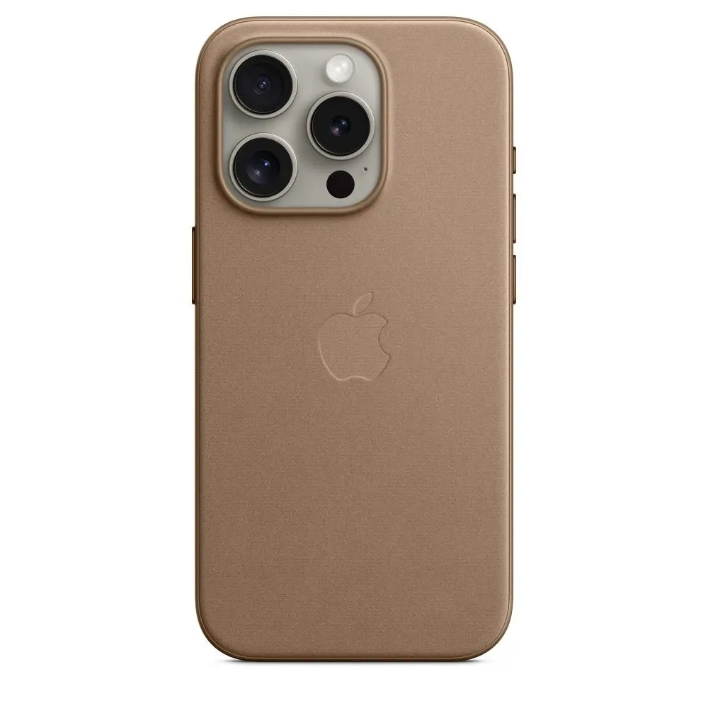 Etui Apple z tkaniny FineWoven z MagSafe do iPhone 15 Pro Jasno-beżowy