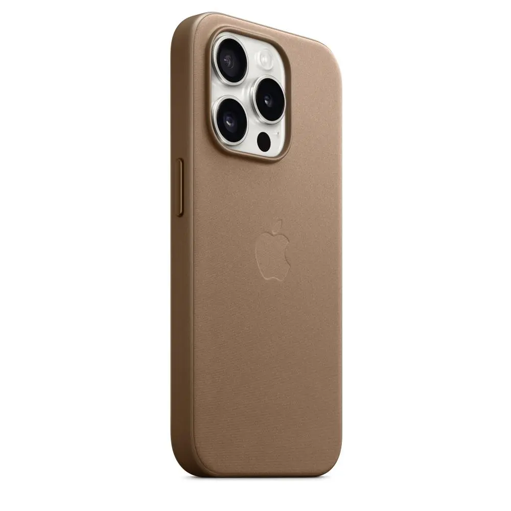 Etui Apple z tkaniny FineWoven z MagSafe do iPhone 15 Pro Jasno-beżowy