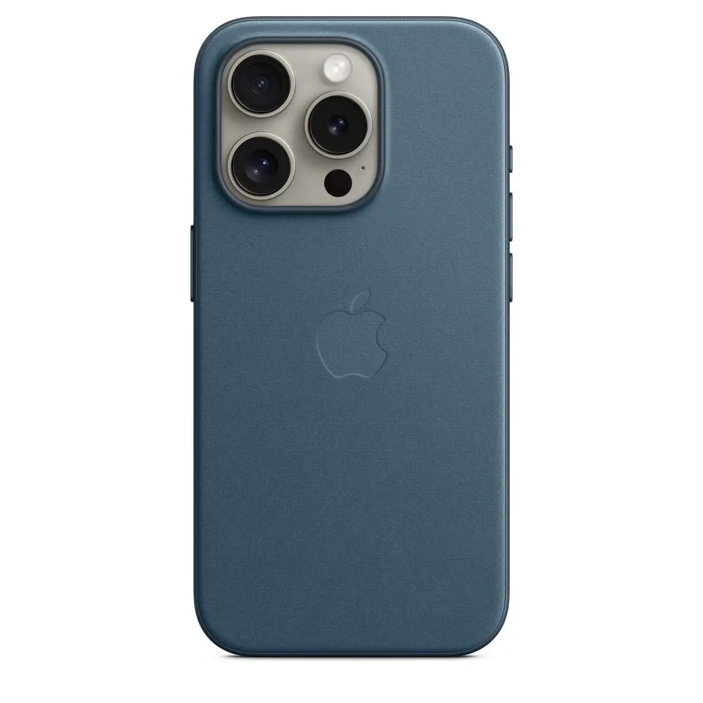 Etui Apple z tkaniny FineWoven z MagSafe do iPhone 15 Pro Głębia oceanu