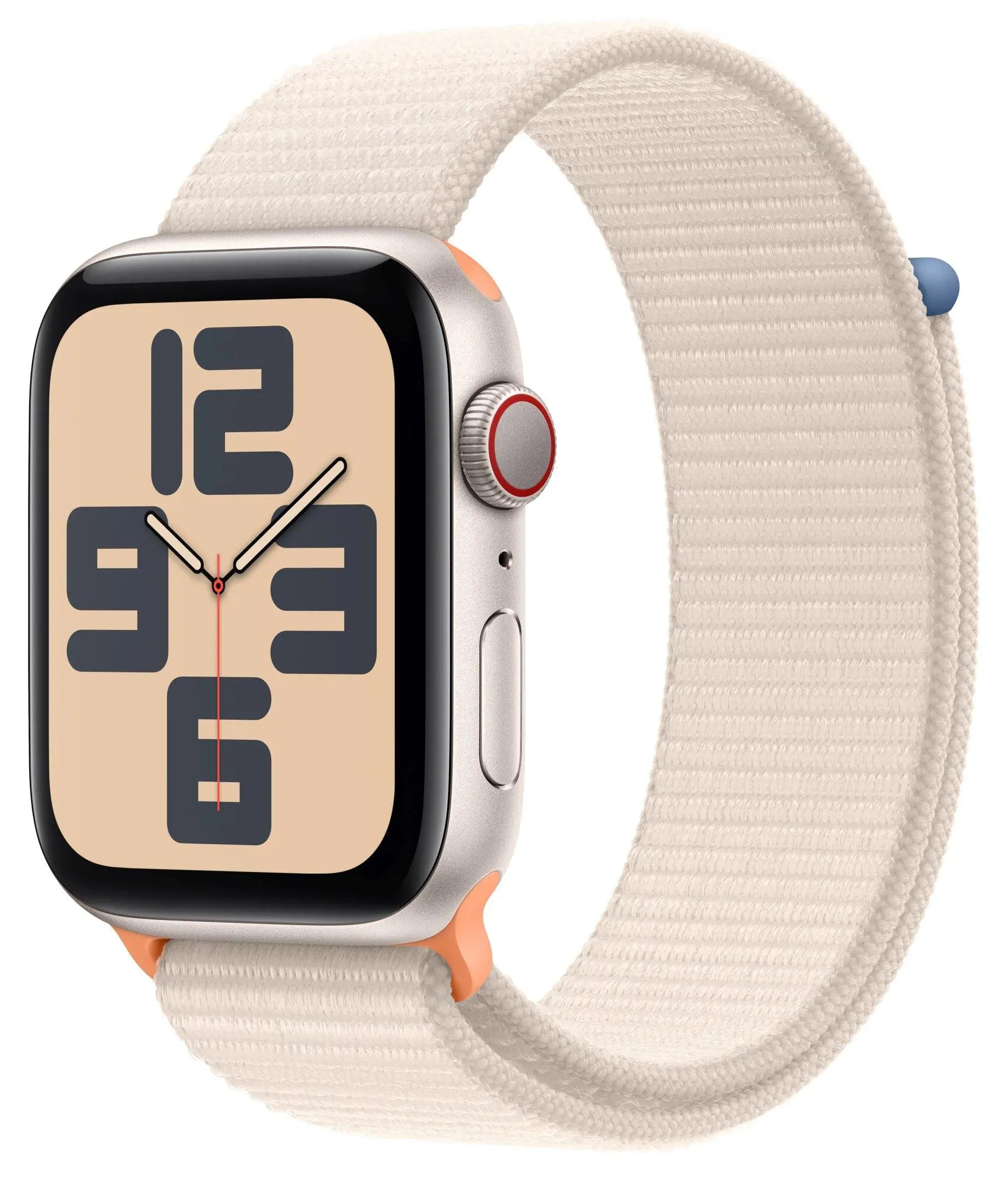 Apple Watch SE 2gen GPS + Cellular koperta 44mm z aluminium Księżycowa poświata opaska sportowa Księżycowa poświata