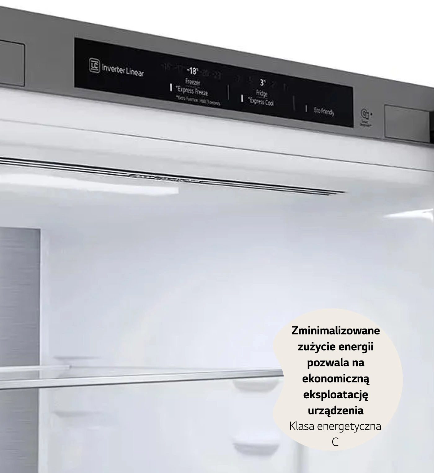 Lodówka LG GBV7280CMB Pełny No Frost 203cm Szuflada z kontrolą wilgotności Srebrny