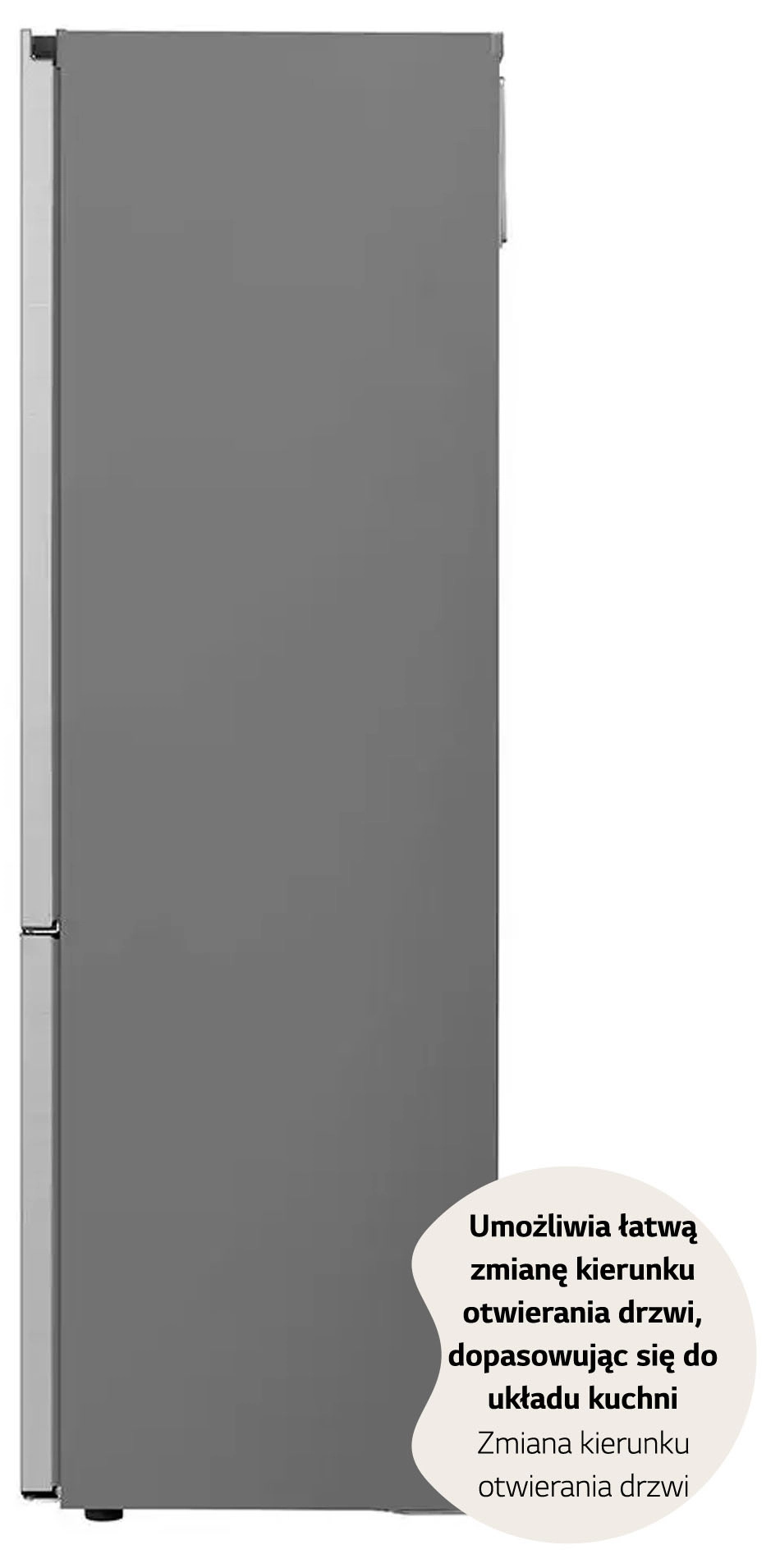 Lodówka LG GBV7280CMB Pełny No Frost 203cm Szuflada z kontrolą wilgotności Srebrny