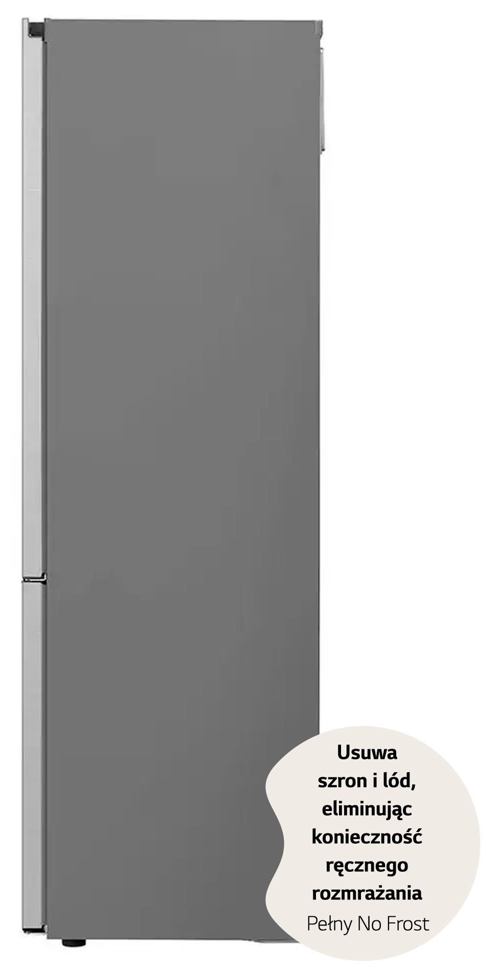 Lodówka LG GBV7280CMB Pełny No Frost 203cm Szuflada z kontrolą wilgotności Srebrny
