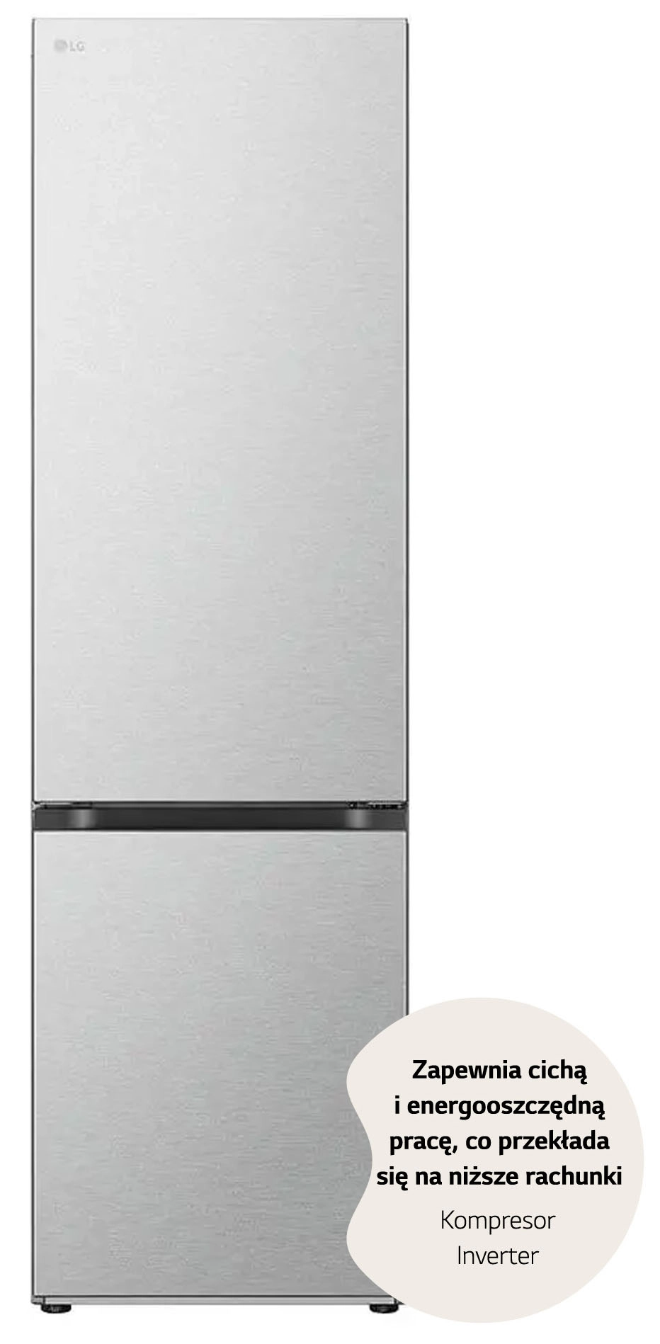 Lodówka LG GBV7280CMB Pełny No Frost 203cm Szuflada z kontrolą wilgotności Srebrny