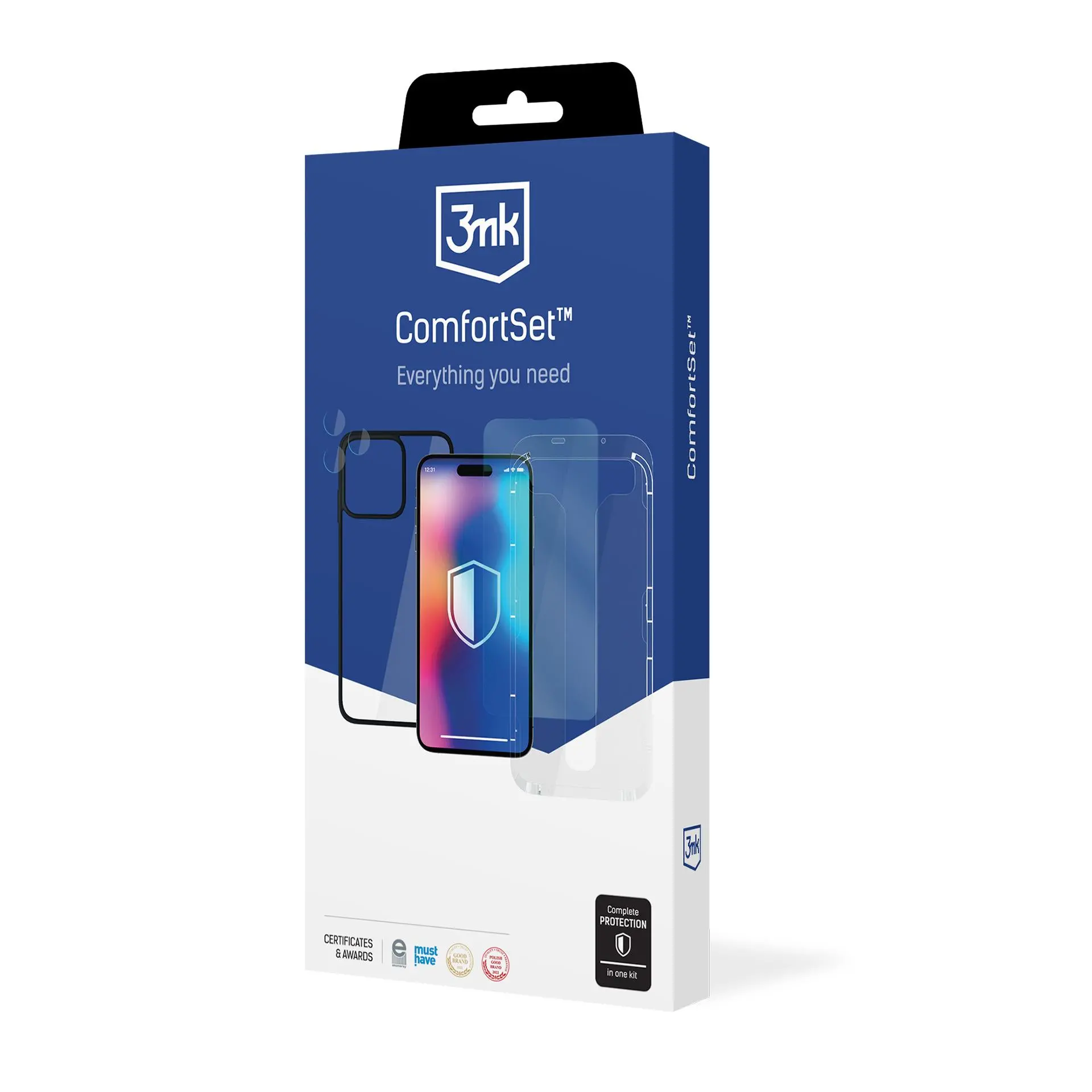 Zestaw ochronny 3mk Comfort Set 4 in 1 do iPhone 15 Pro Max
