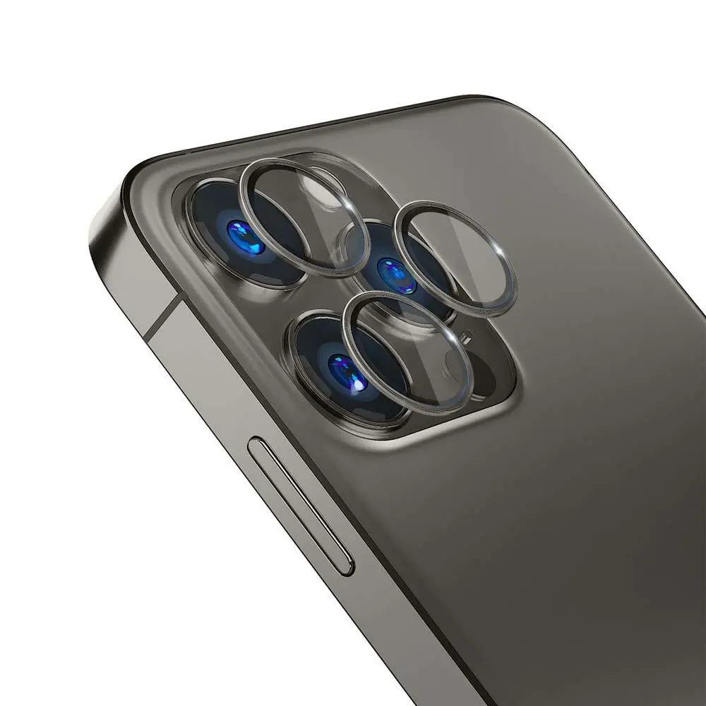 Szkło hartowane 3mk Lens Protection Pro Graphite do iPhone 15 Pro Max
