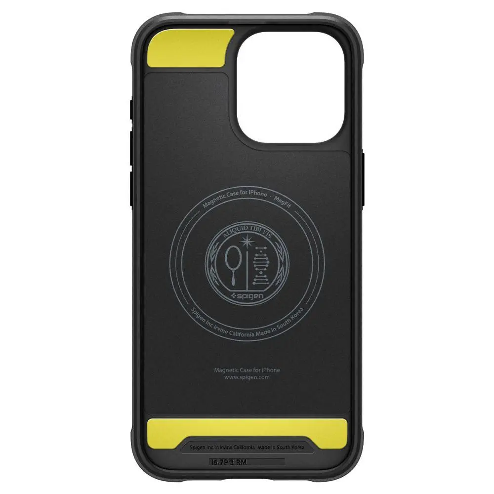 Etui Spigen Rugged Armor MagFit do iPhone 15 Pro Max Czarny