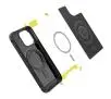 Etui Spigen Rugged Armor MagFit do iPhone 15 Pro Max Czarny