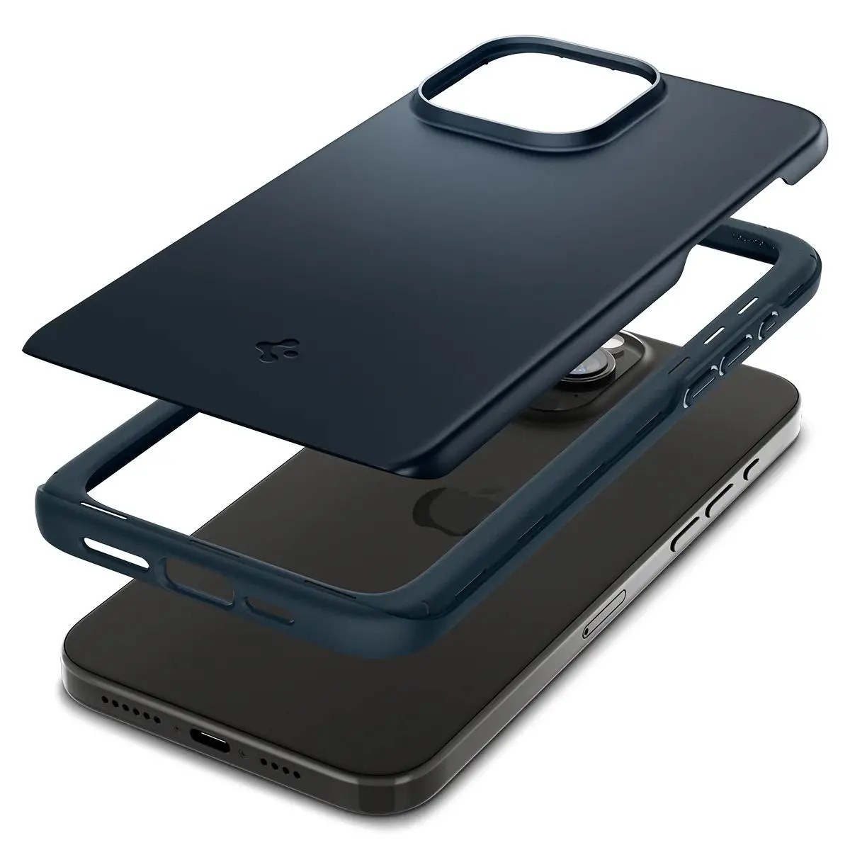 Etui Spigen Thin Fit do iPhone 15 Pro Metal Slate