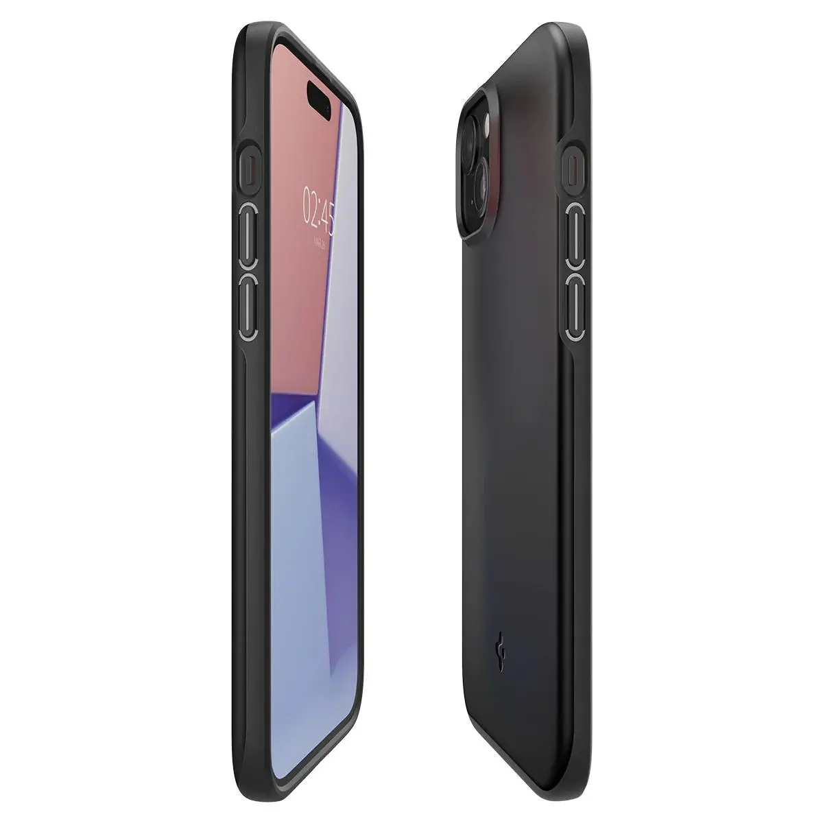 Etui Spigen Thin Fit do iPhone 15 Czarny