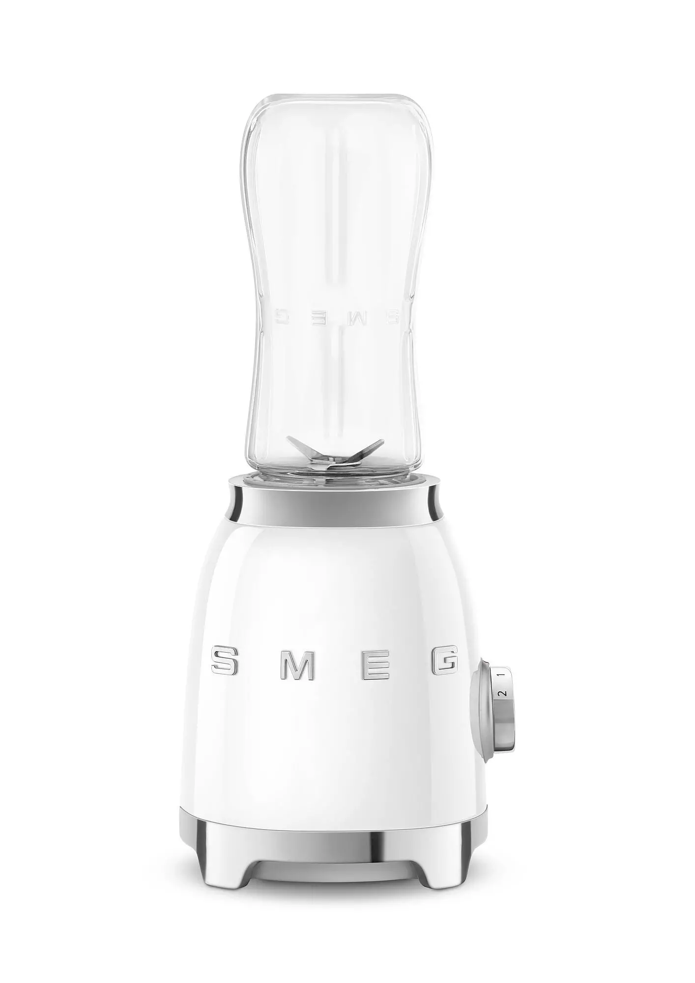Blender kielichowy Smeg PBF01WHEU 0,6l 2 butelki