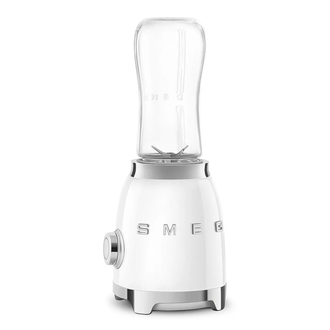 Blender kielichowy Smeg PBF01WHEU 0,6l 2 butelki