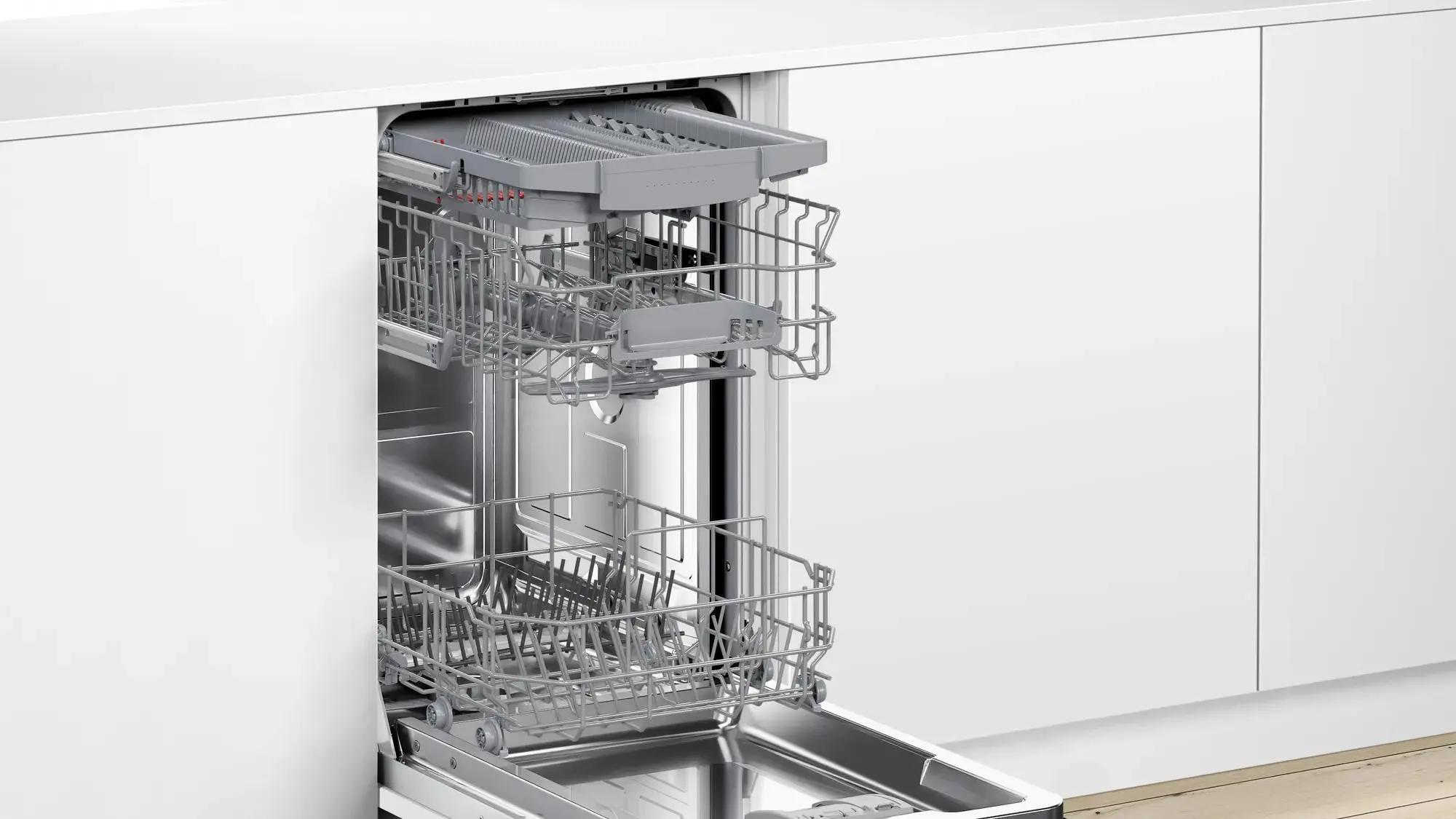 Zmywarka Bosch Serie 4 SPV4EMX61E 44,8cm Automatyczne otwieranie drzwi Szuflada na sztućce Zdalne sterowanie