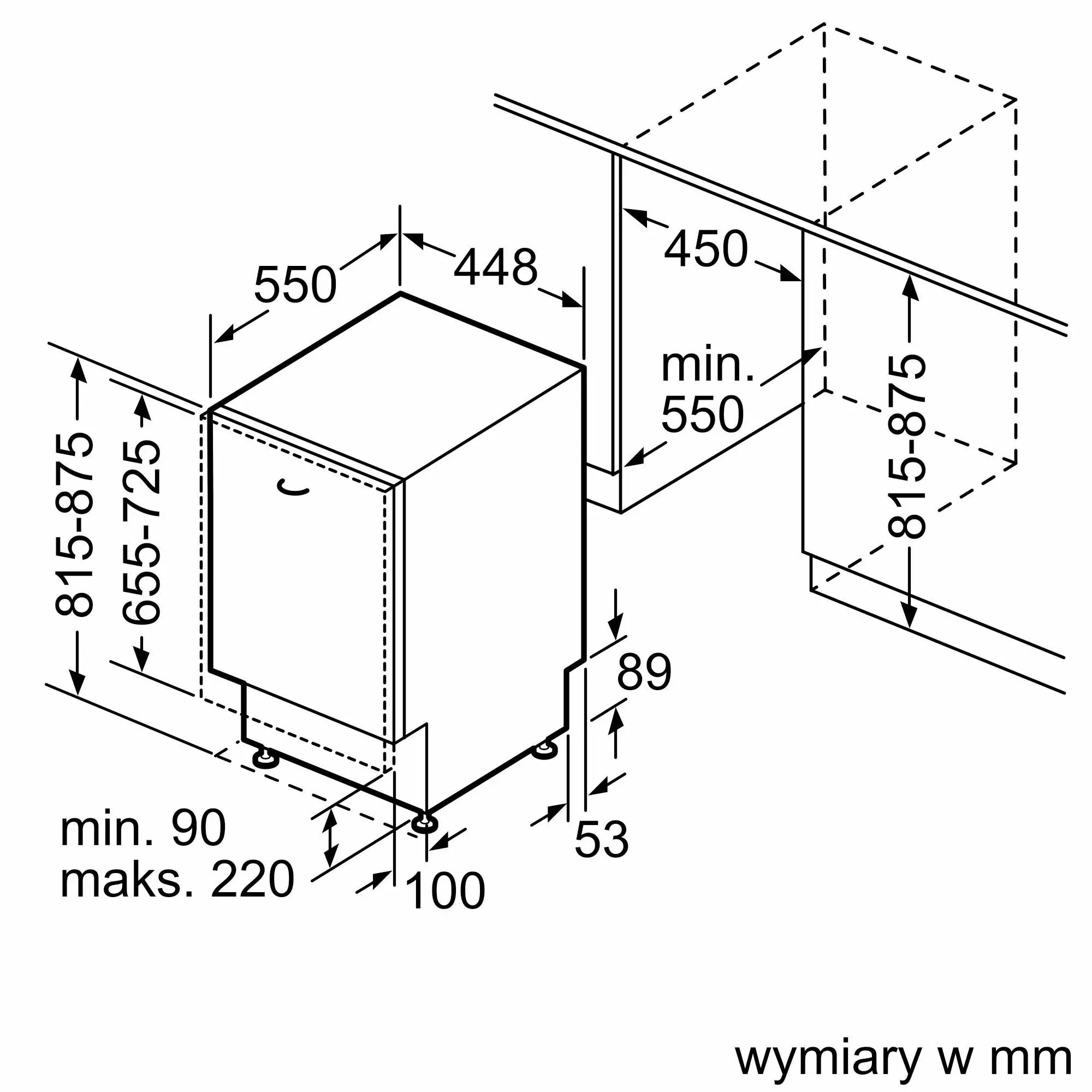 Zmywarka Bosch Serie 4 SPV4EMX61E 44,8cm Automatyczne otwieranie drzwi Szuflada na sztućce Zdalne sterowanie