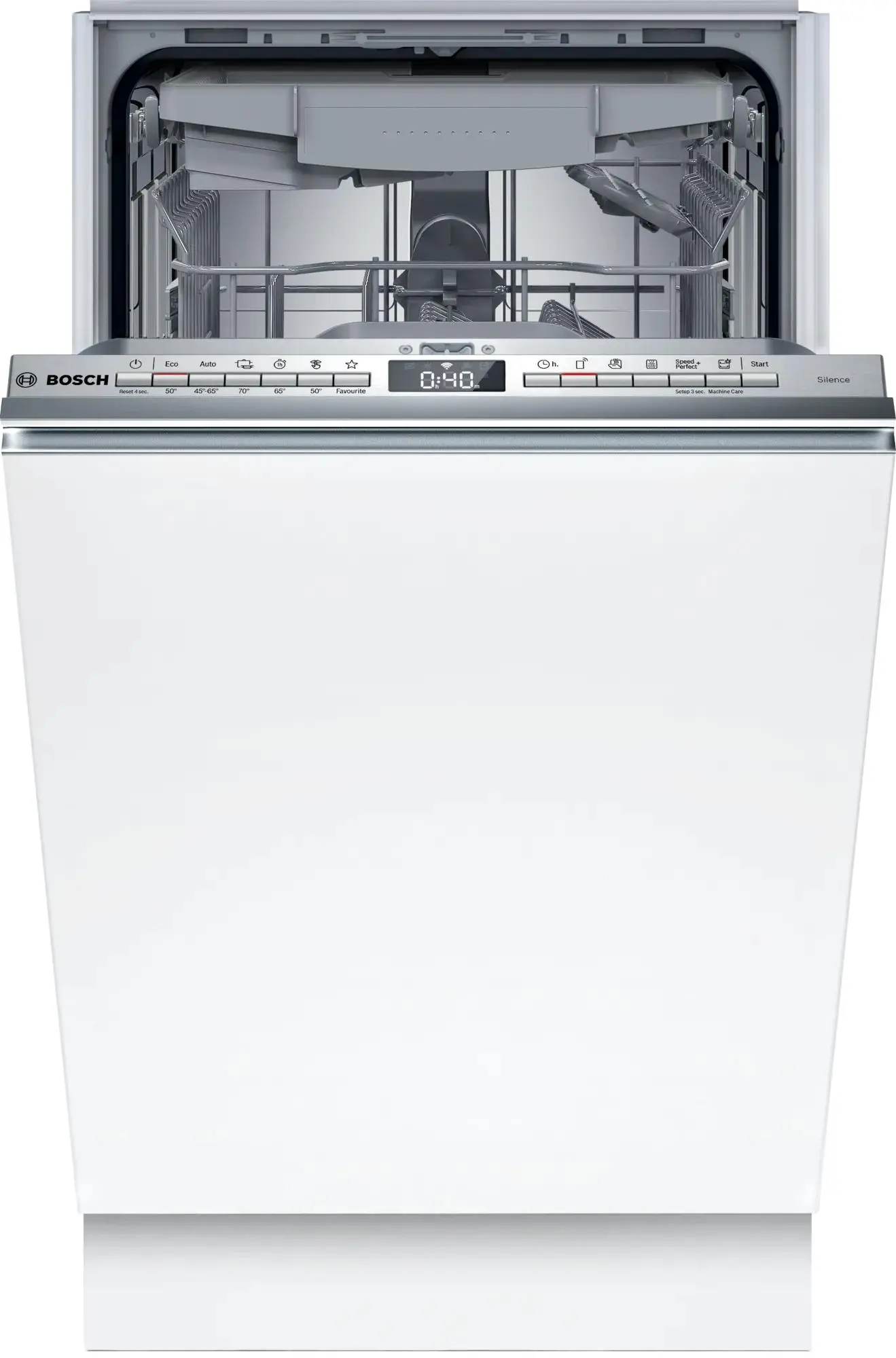Zmywarka Bosch Serie 4 SPV4EMX61E 44,8cm Automatyczne otwieranie drzwi Szuflada na sztućce Zdalne sterowanie