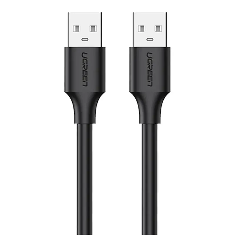 Kabel UGREEN USB 2,0 A-A US102 0,25m Czarny