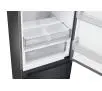 Lodówka Samsung Bespoke RB38C7B6AB1 Pełny No Frost 203cm Szuflada z kontrolą wilgotności Zdalne sterowanie Grafitowa Stal