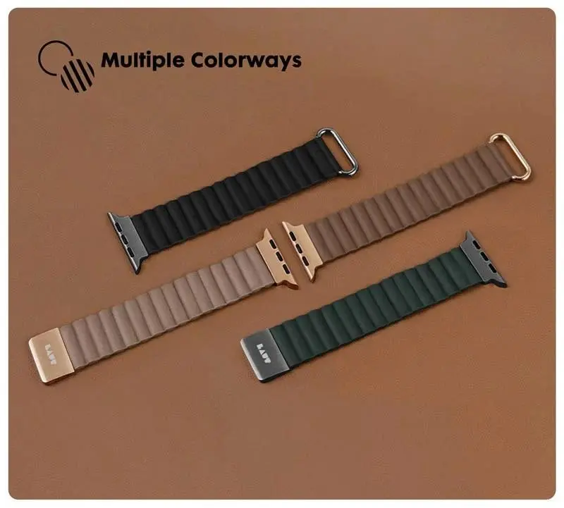 Pasek Laut Novilux do Watch serii 1-9 & SE Ultra 38mm/40mm/41mm Czarny