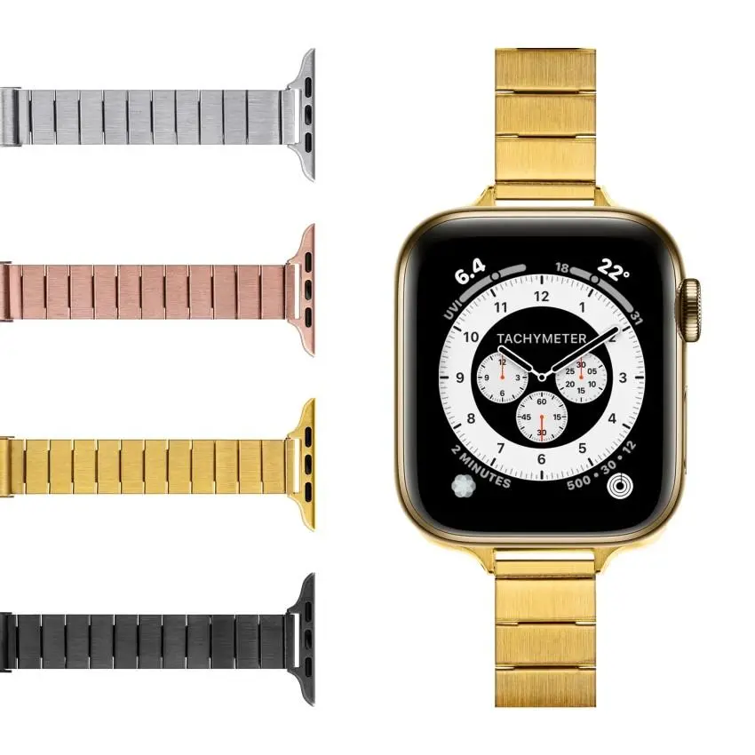 Bransoleta Laut Links Petite do Watch serii 1-9 & SE Ultra 42mm/44mm/45mm/49mm Złoty