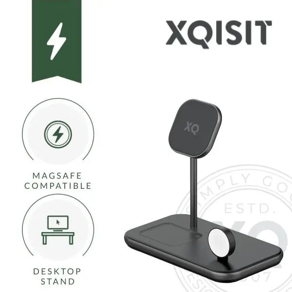 Ładowarka indukcyjna Xqisit 3w1 z MagSafe
