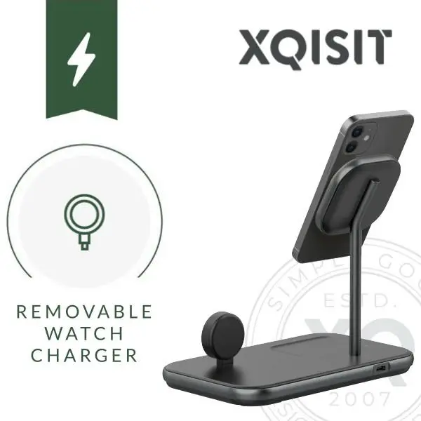 Ładowarka indukcyjna Xqisit 3w1 z MagSafe
