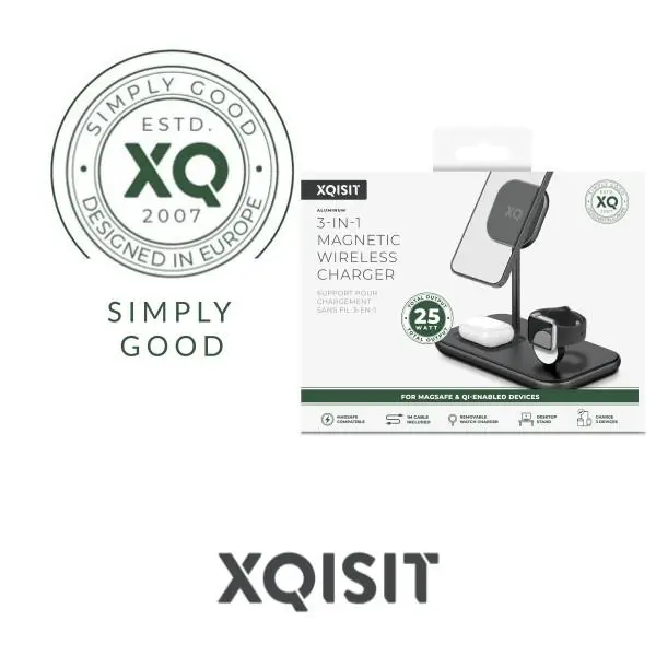 Ładowarka indukcyjna Xqisit 3w1 z MagSafe