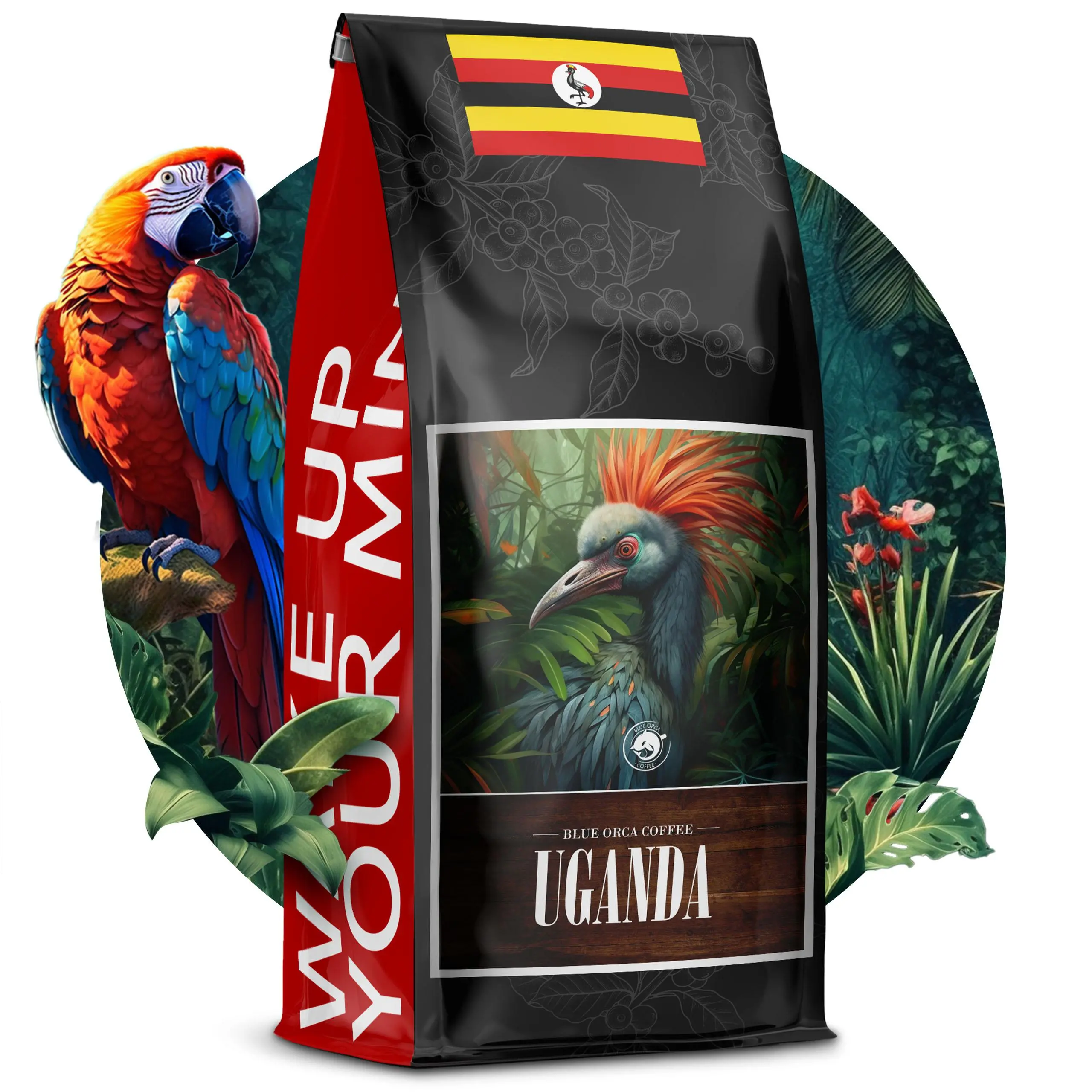 Kawa ziarnista Blue Orca Uganda 1kg