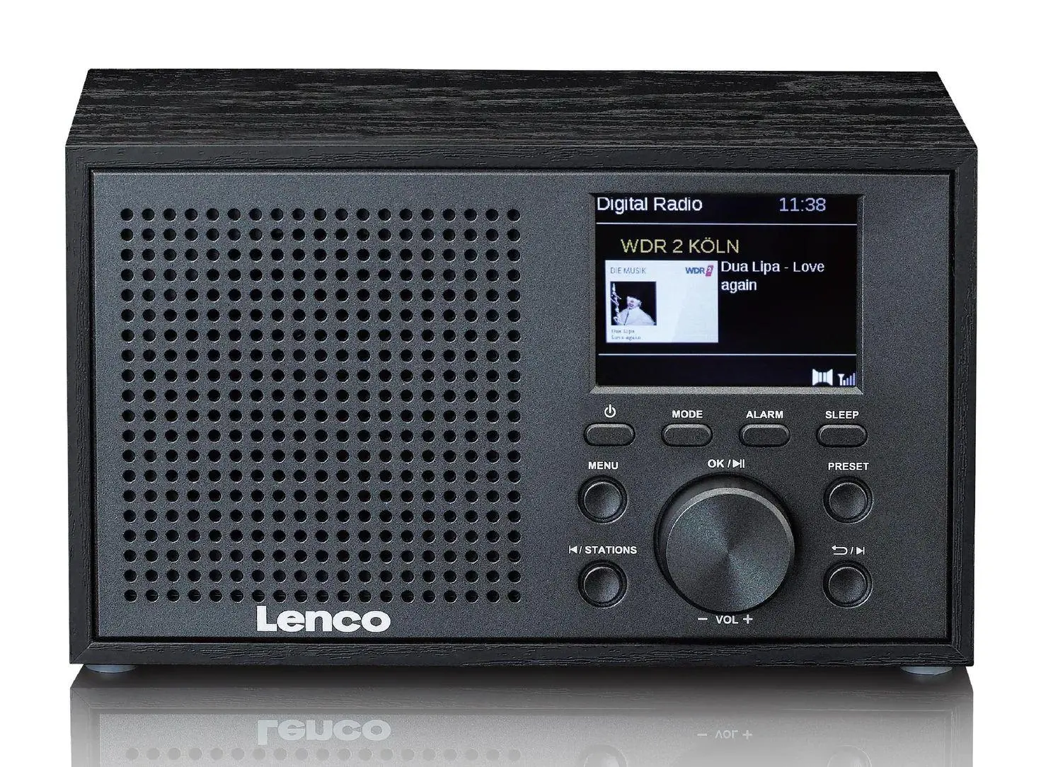 Radioodbiornik Lenco DAR-017BK Radio FM DAB+ Bluetooth Czarny