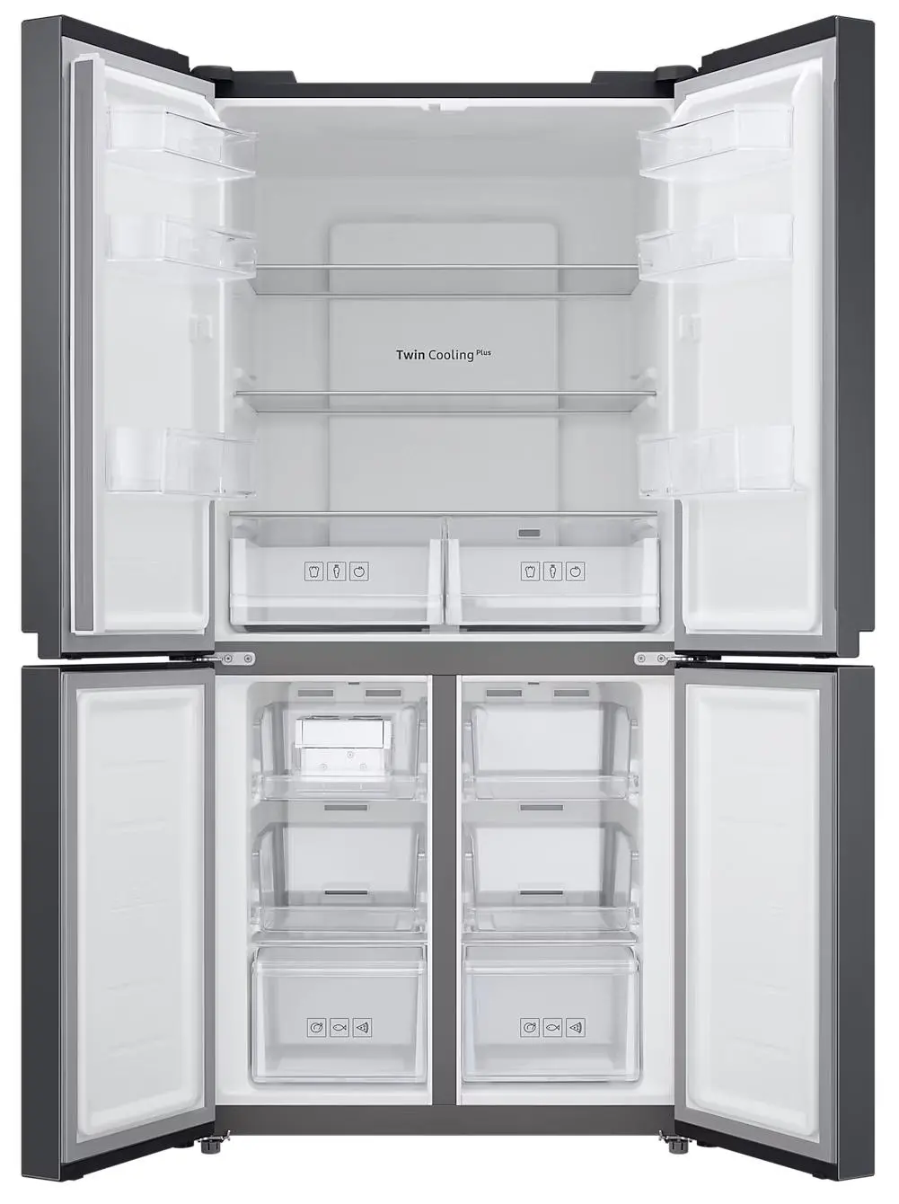 Lodówka Samsung RF48A400EB4 Pełny No Frost 179,3cm Komora świeżości Grafitowa Stal