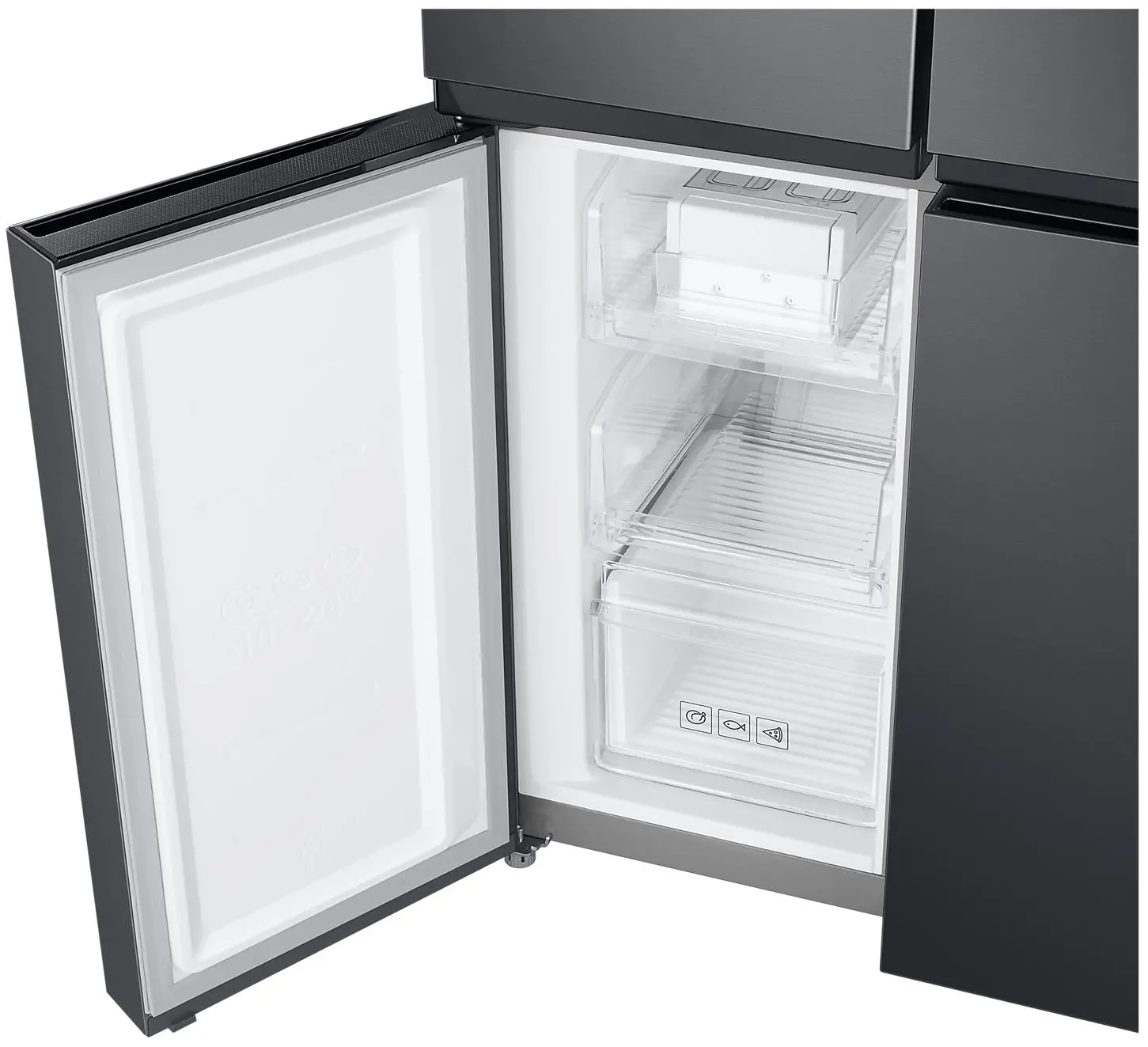 Lodówka Samsung RF48A400EB4 Pełny No Frost 179,3cm Komora świeżości Grafitowa Stal