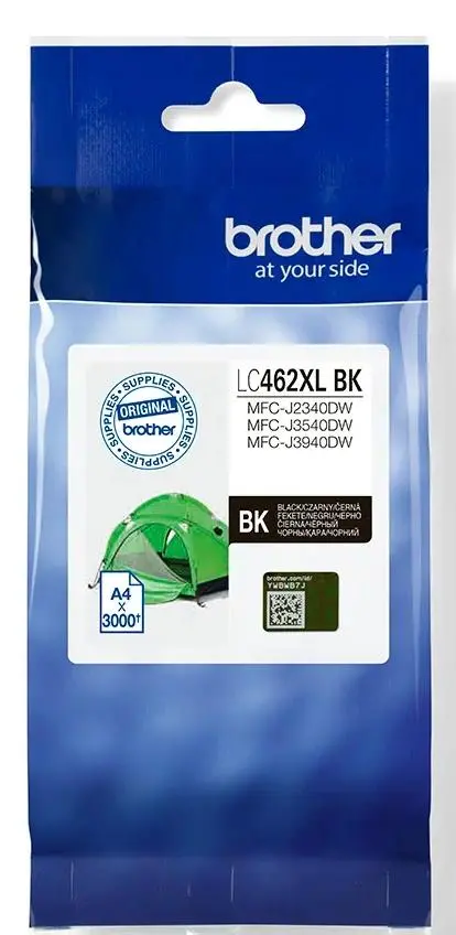 Tusz Brother LC462XLBK Czarny 57,5 ml