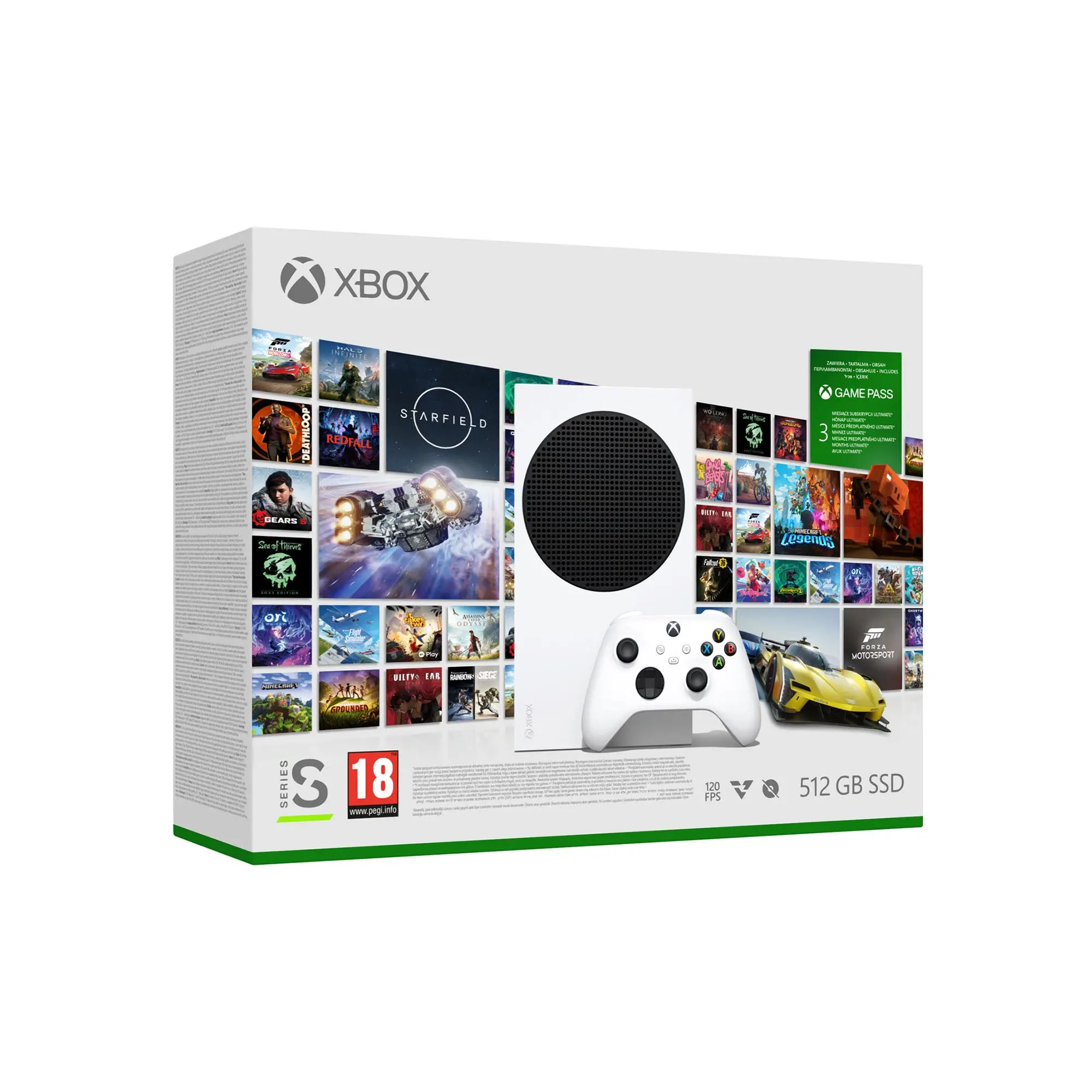 Konsola Xbox Series S 512GB + Game Pass Ultimate 3 m-ce Digital Direct