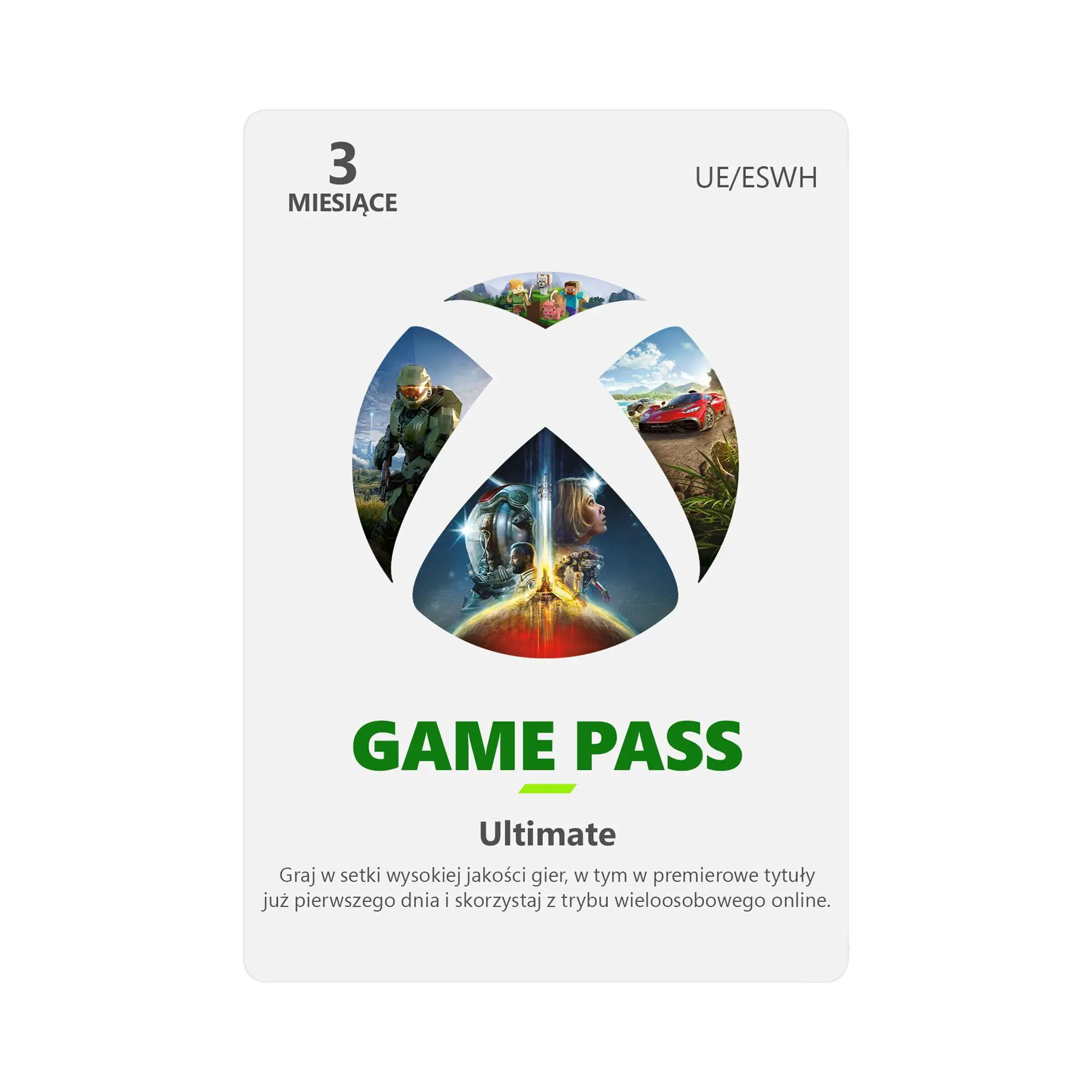 Konsola Xbox Series S 512GB + Game Pass Ultimate 3 m-ce Digital Direct