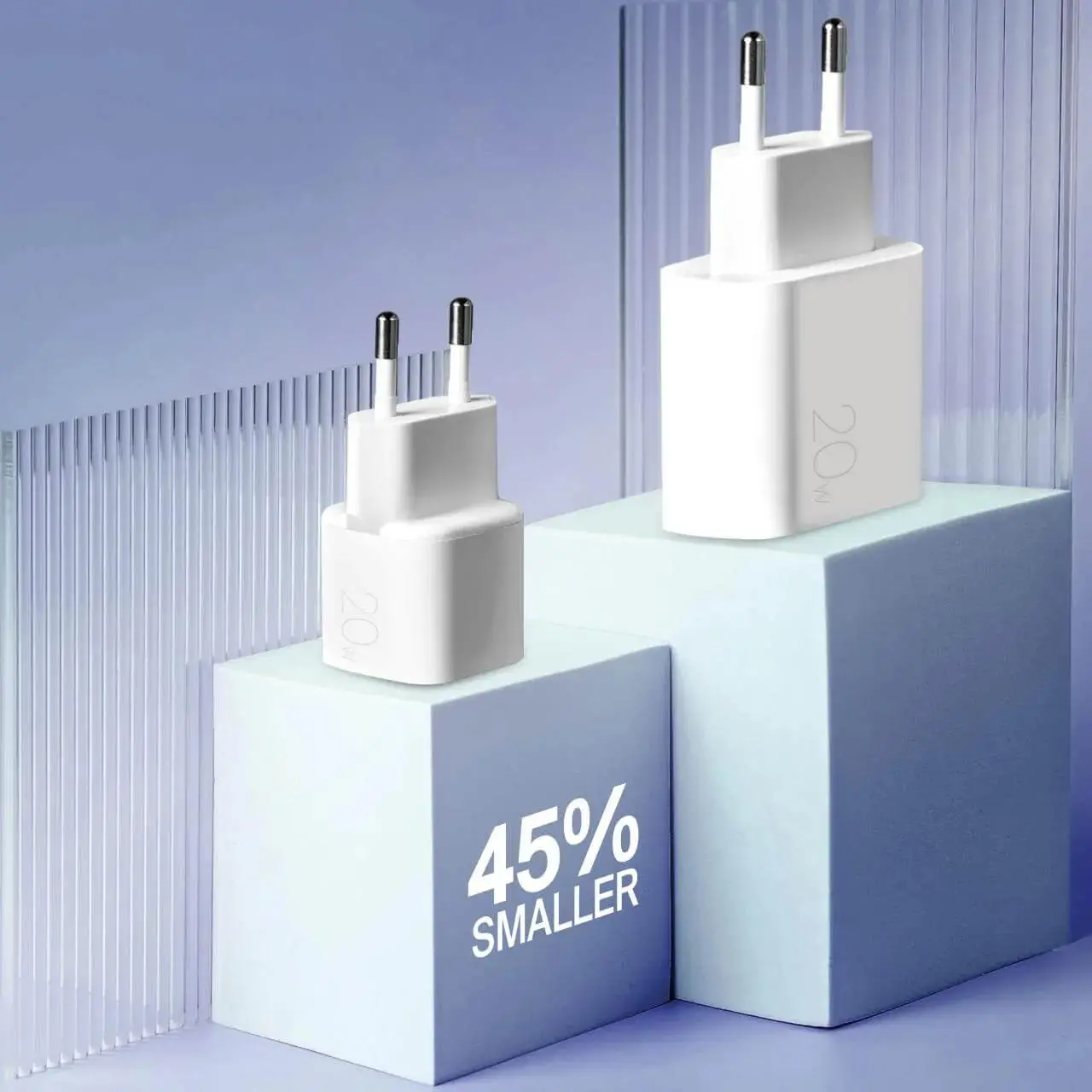 Ładowarka sieciowa Puro Super Mini USB-C Power Delivery 20W Biały