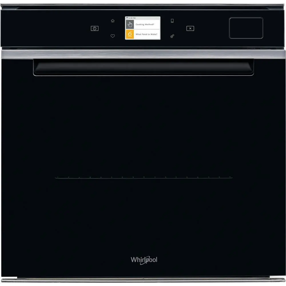 Piekarnik elektryczny parowy Whirlpool W9I 4S2 OP2 H Termoobieg Zdalne sterowanie Czarny inox