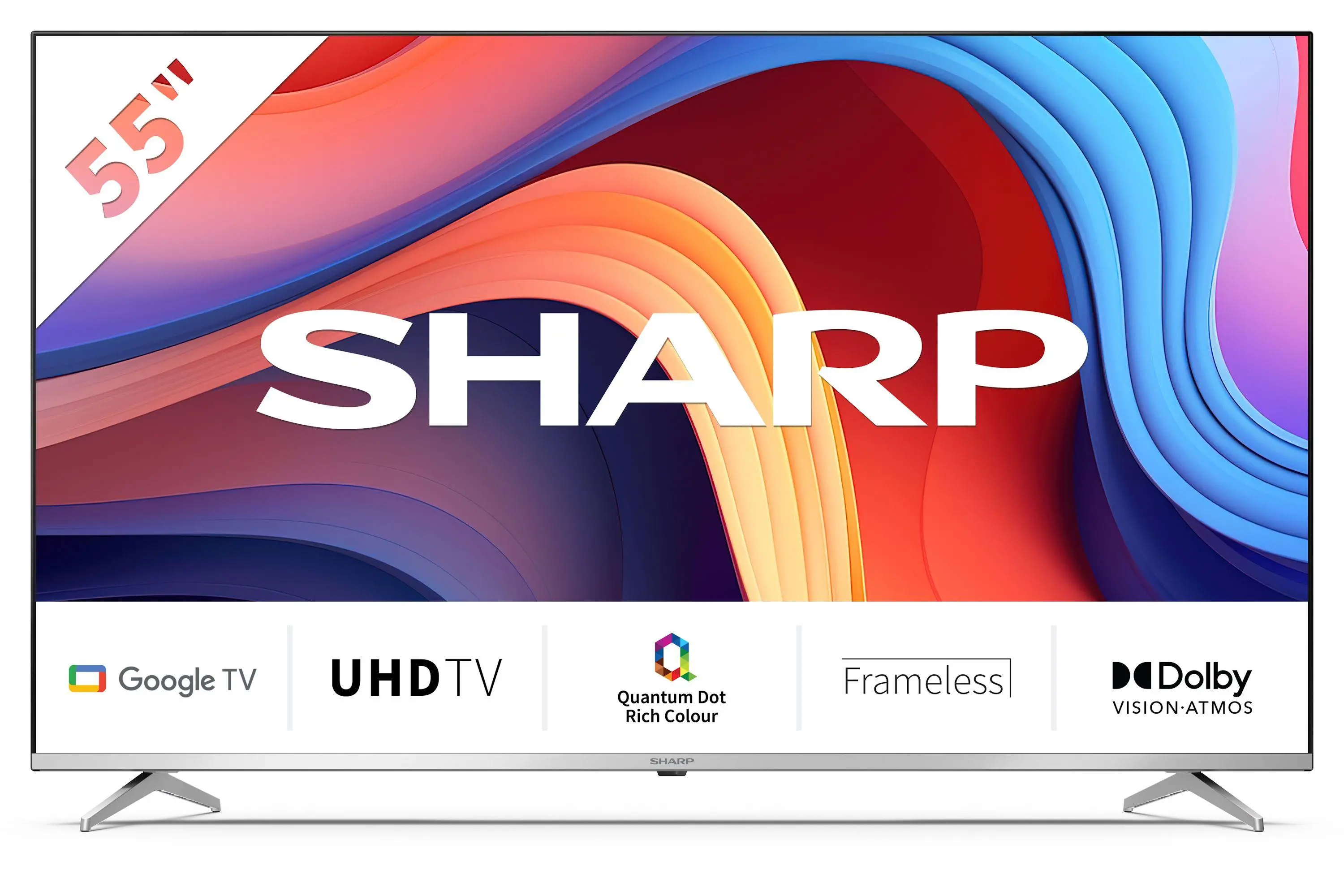Telewizor Sharp 55GP6760E  55" QLED 4K GoogleTV Dolby Vision Dolby Atmos HDMI 2.1 DVB-T2