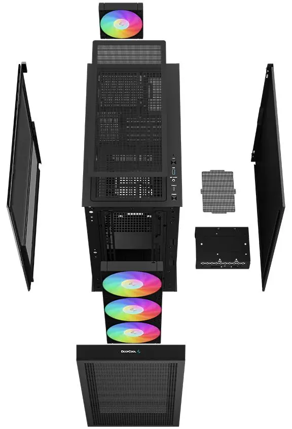 Obudowa DeepCool CH560 RGB Czarny