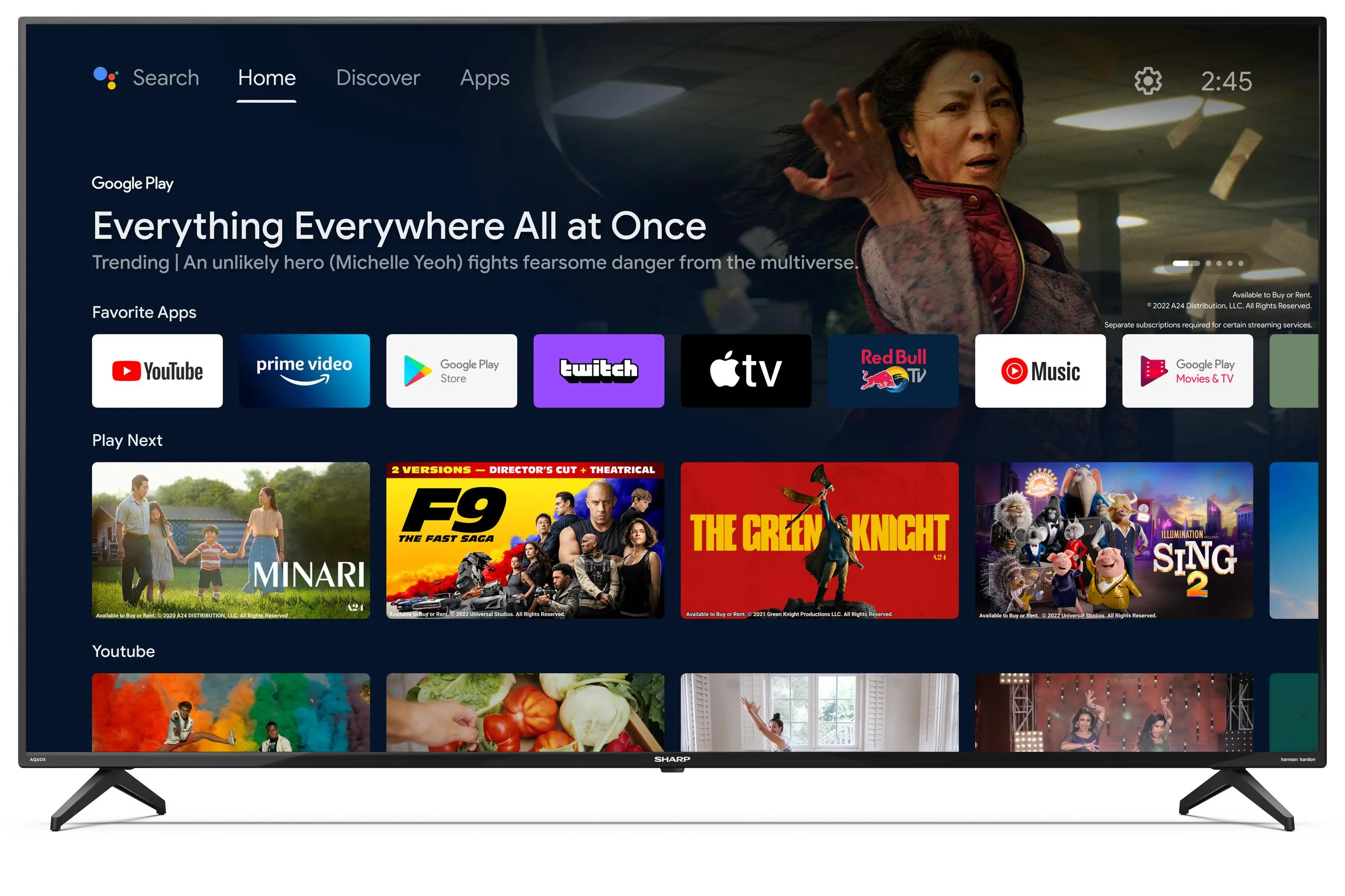 Telewizor Sharp 70FN7EA  70" 4K Android TV Dolby Vision DTS X HDMI 2.1 DVB-T2