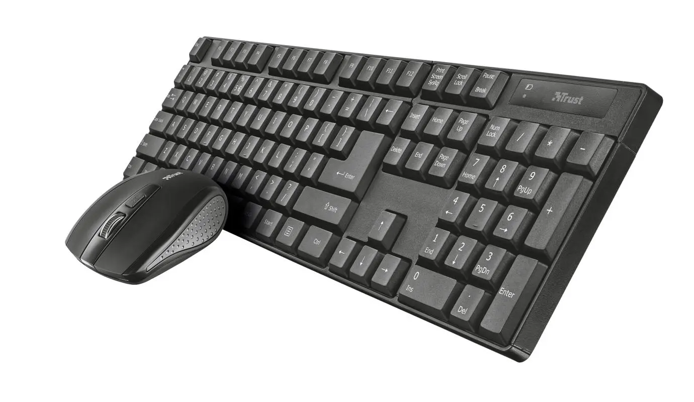 Zestaw Trust Qoby 4w1 Home Office Set Czarny