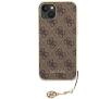 Etui Guess 4G Charms Collection GUHCP15SGF4GBR do iPhone 15 Brązowy